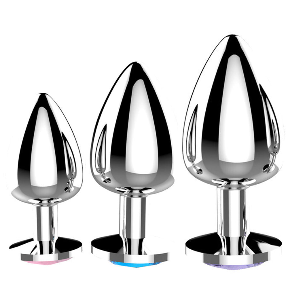 Voixy Plug Anale Femme Débutant S/M/L Tri Couleurs